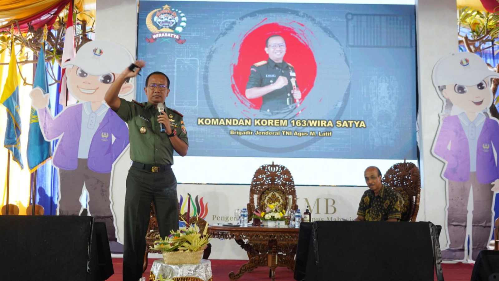 Danrem Wira Satya Berikan Materi Wawasan Kebangsaan Kepada