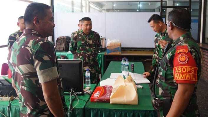 Selaku Dansatgas Pamwil Pangdam Ix Udayana Dampingi Panglima Tni