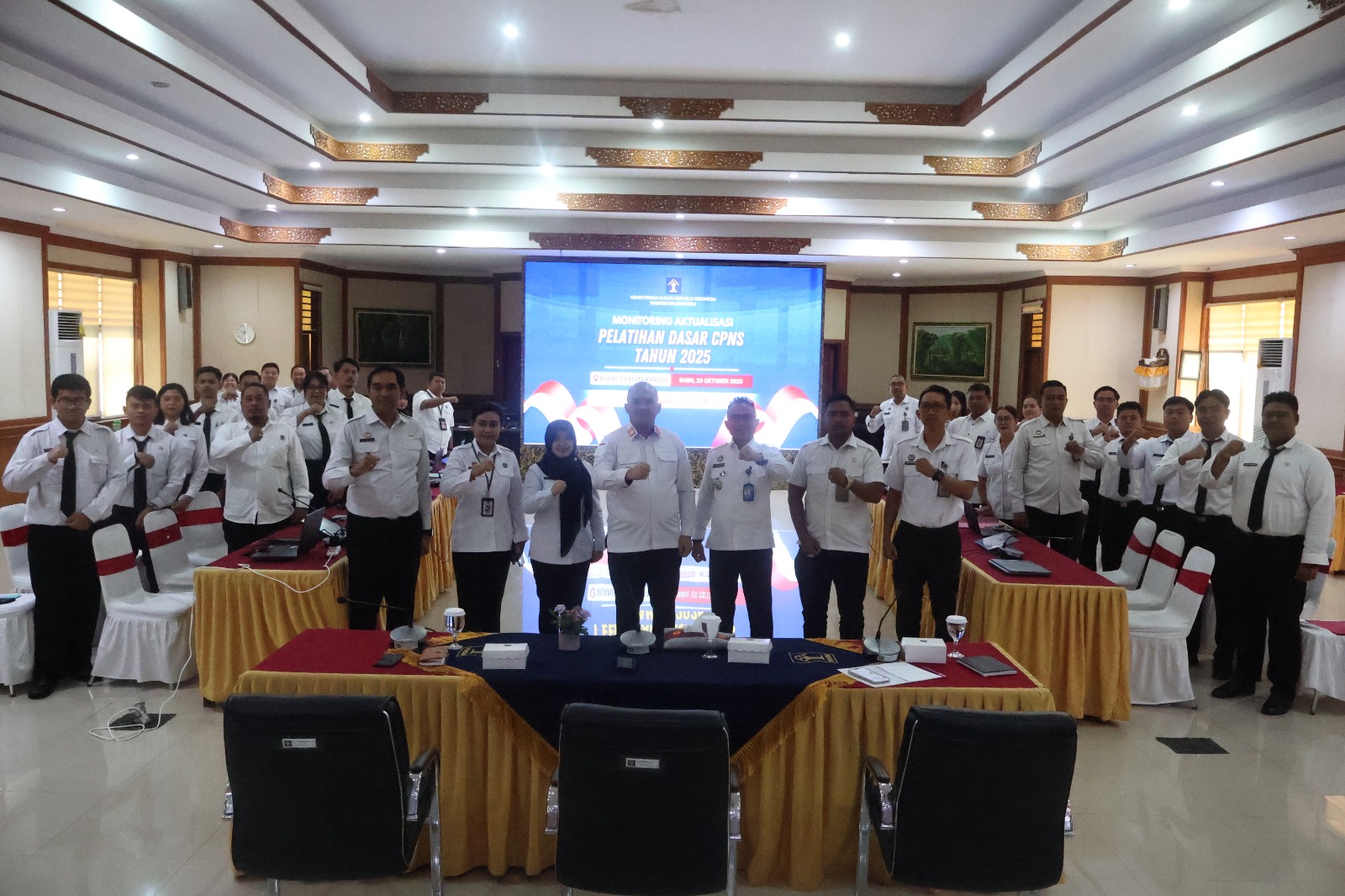Monitoring Aktualisasi Latsar CPNS Kemenkum Bali: Wujud Pembentukan ASN Berintegritas dan Adaptif