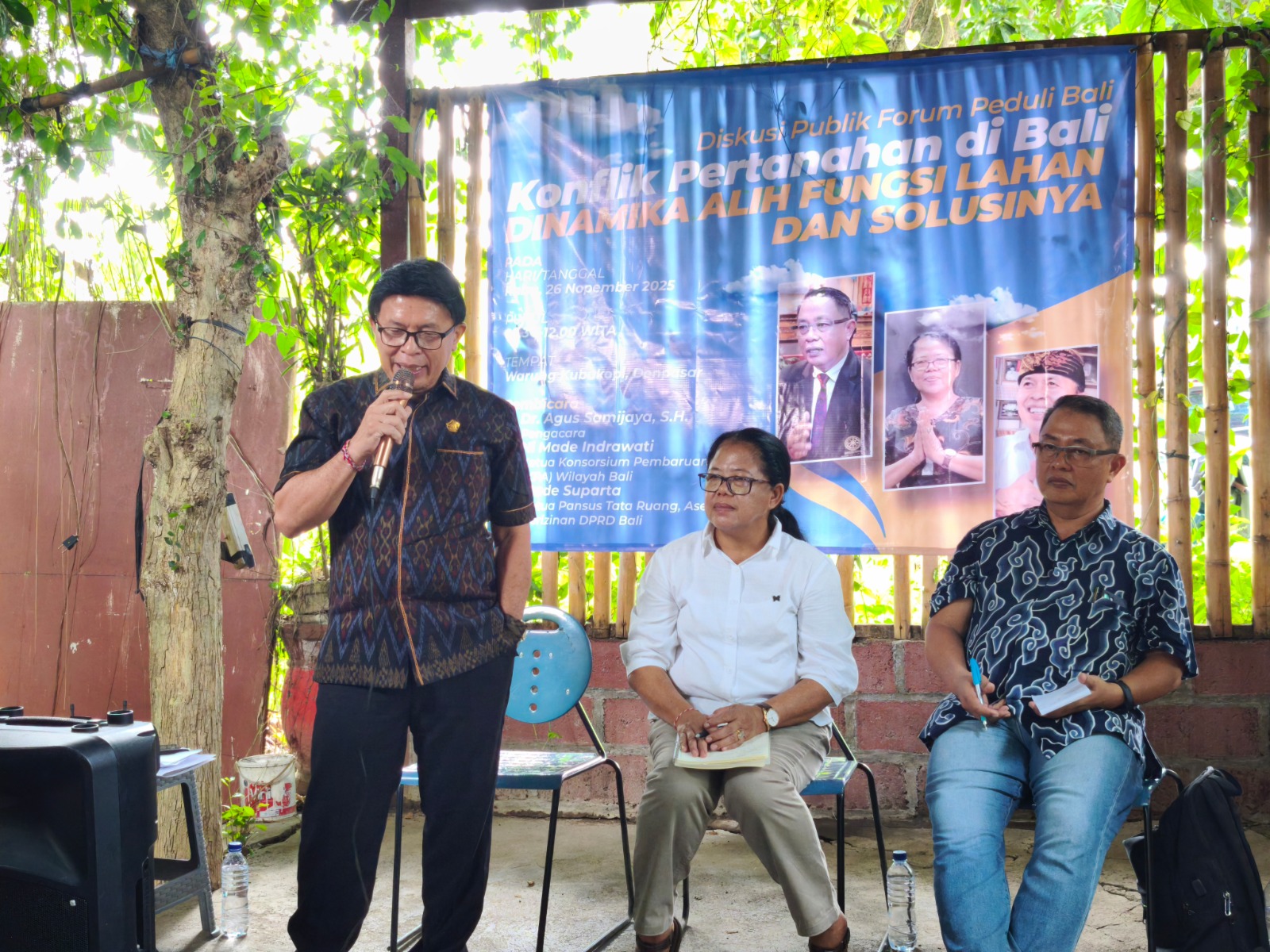 Diskusi Publik Forum Peduli Bali Konflik Pertanahan, Pansus Trap Soroti Praktik Kepemilikan Asing dan Lemahnya Pengawasan