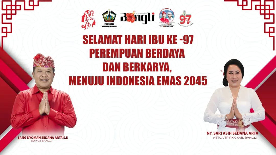 Bupati Bangli Sang Nyoman Sedana Arta: Perempuan Berkarya dan Berdaya adalah Kunci Indonesia Emas 2045