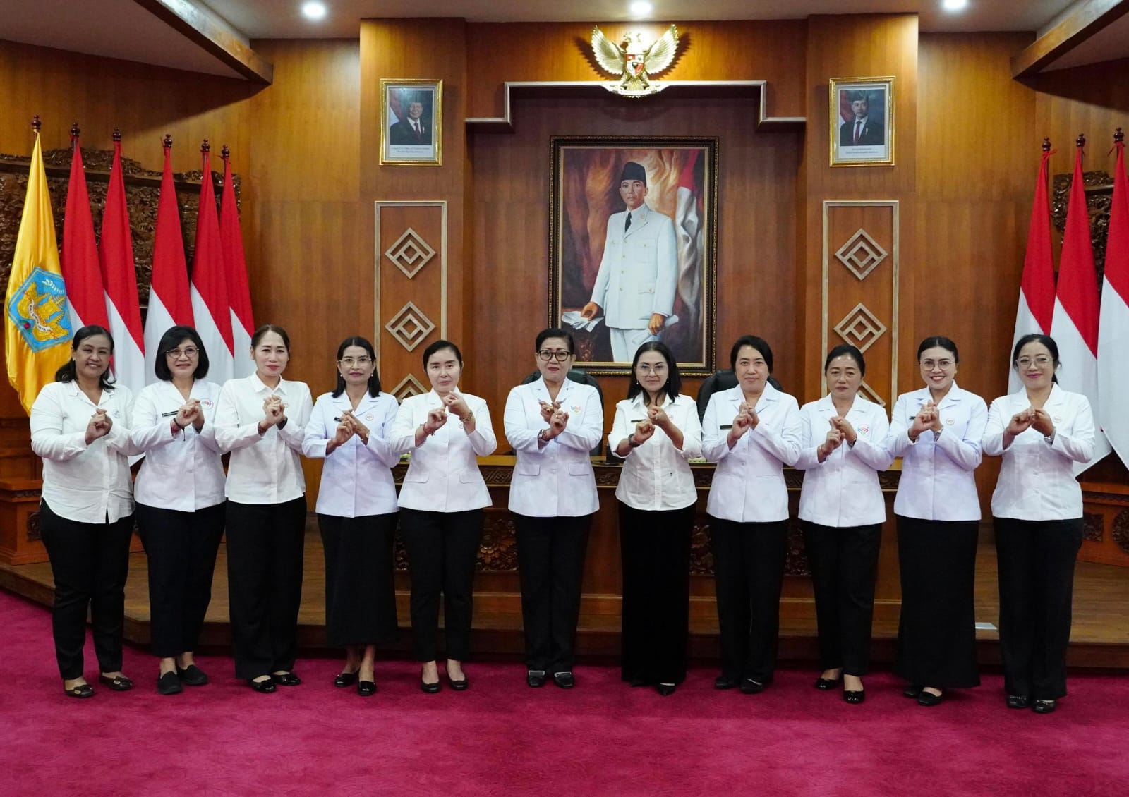 Putri Koster Pimpin Rakor TP Posyandu Bali 2026, Perkuat Layanan Enam SPM