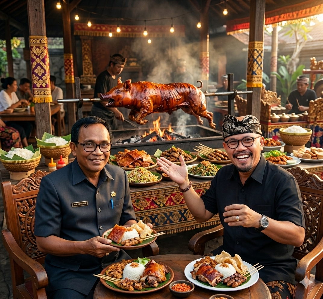 Tes Kriuk di Warung Nanang, Oka Antara dan Tagel Winarta Kompak; Maknyus!