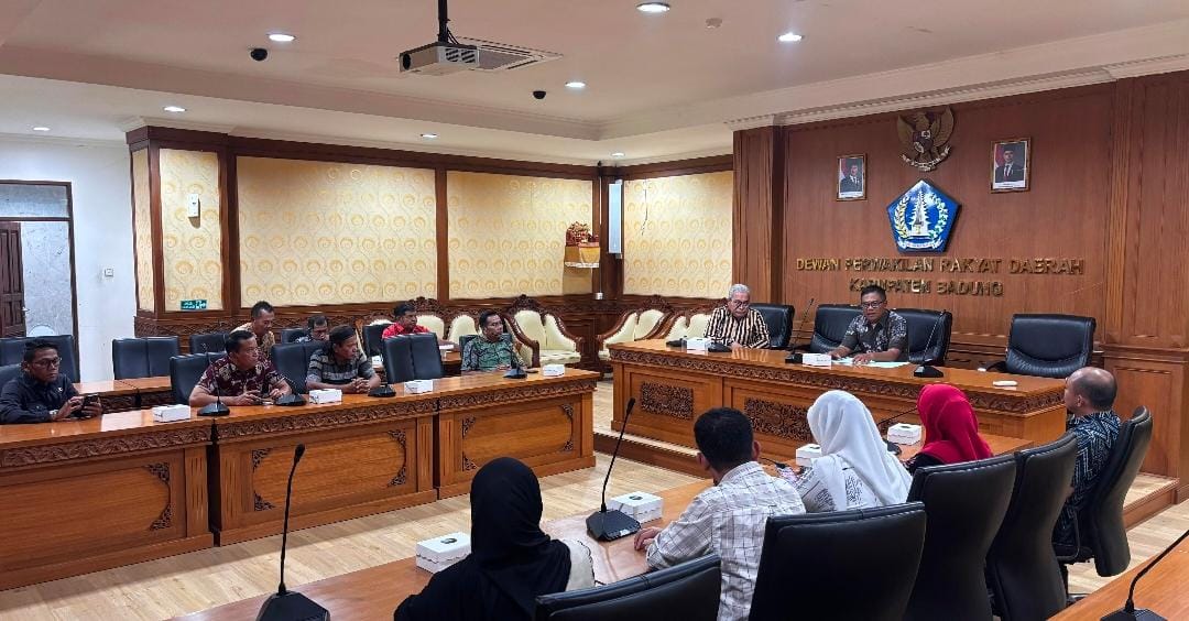 DPRD Badung Terima Kunjungan Kerja Komisi III DPRD Gowa