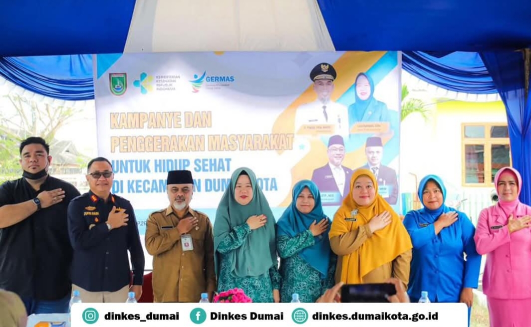 Dinkes Kota Dumai Gelar Kampanye Dan Penggerakan Masyarakat Untuk Hidup Sehat