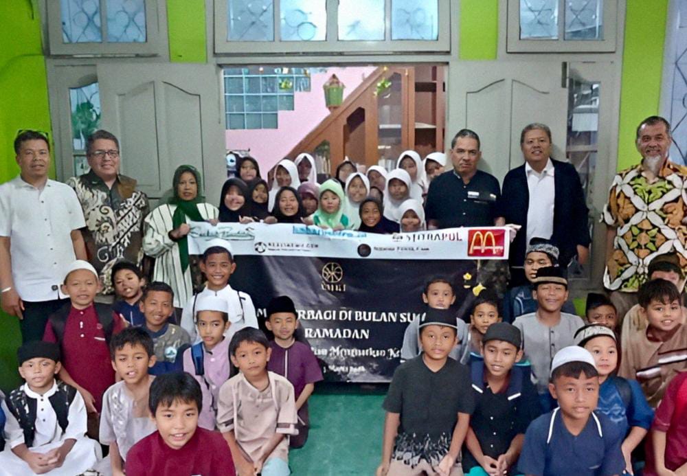 AMKI Pusat Berbagi di Bulan Suci, Hadirkan Kebahagiaan bagi Anak Yatim Yayasan Al-Kahfi