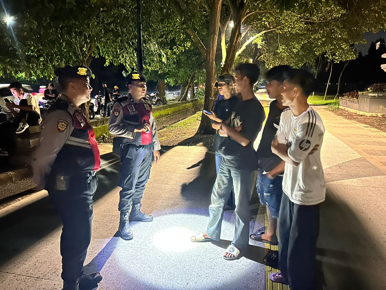 Polisi Intensifkan Patroli Dialogis di Renon, Situasi Kamtibmas Terpantau Aman