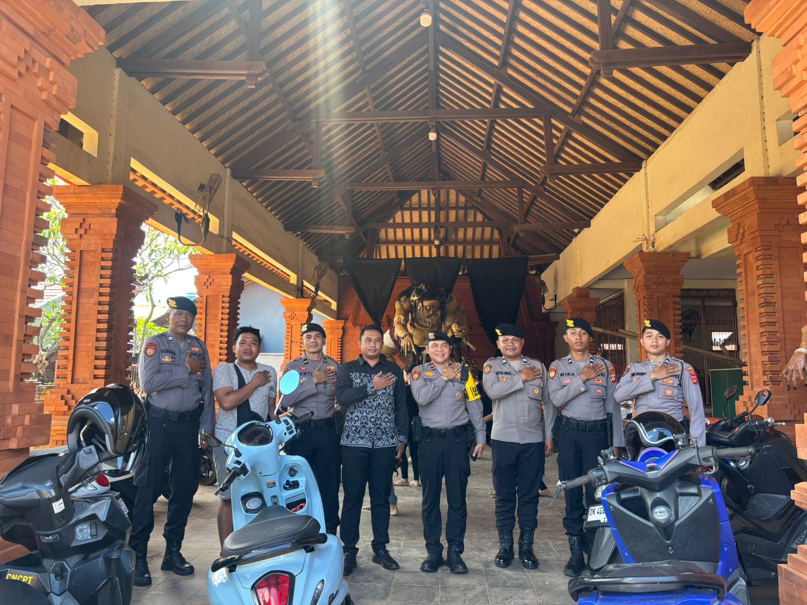 Jaga Kekhusyukan Idul Fitri dan Nyepi, Satgas Preventif Polresta Denpasar Sasar Kerumunan Anak Muda