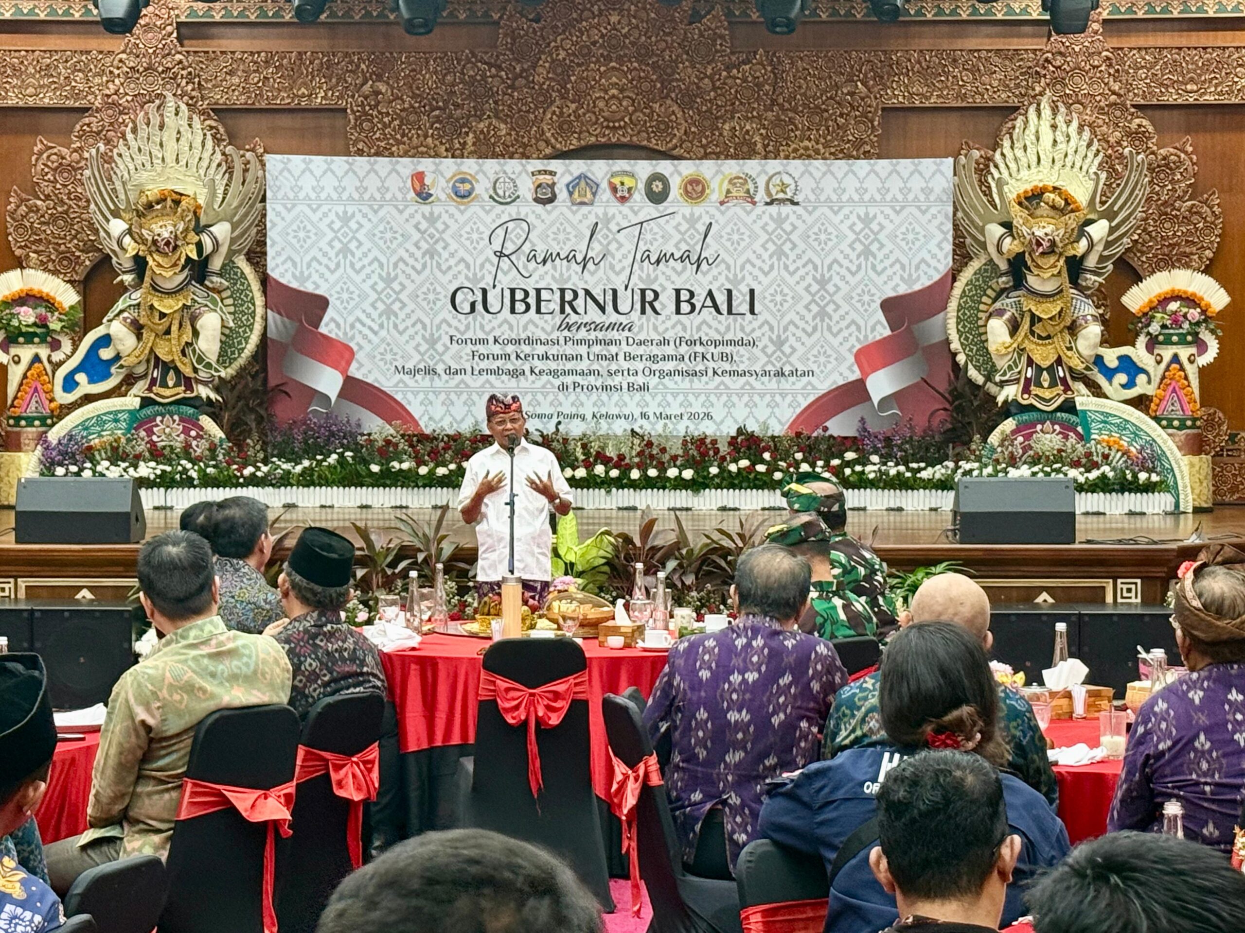 Sepakat Jaga Esensi Kesucian Nyepi dan Idul Fitri, Gubernur Koster Kumpul Bersama Forkopimda, Majelis Agama, FKUB dan Ormas
