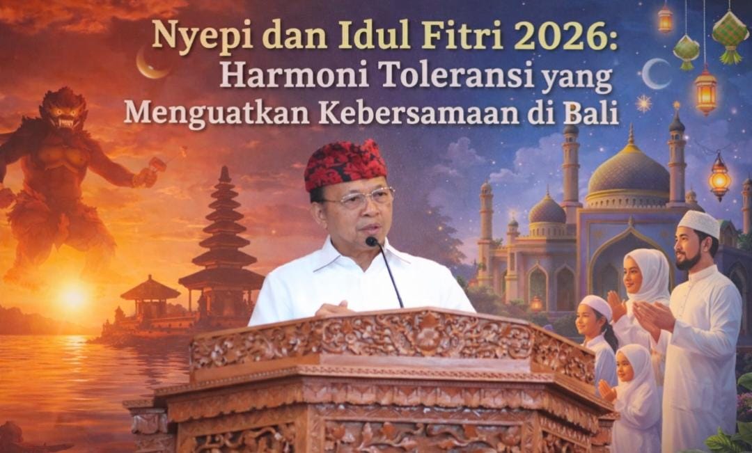Nyepi dan Idul Fitri 2026, Gubernur Koster: Harmoni Toleransi yang Menguatkan Kebersamaan di Bali