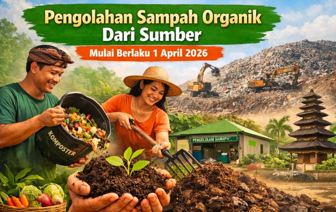 Mulai 1 April, Sampah Organik Dilarang Masuk TPA Suwung: Bali Percepat Revolusi Pengelolaan dari Sumber