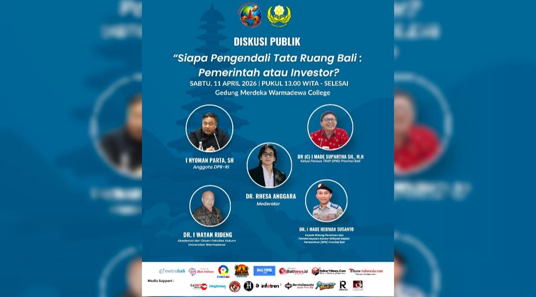 Diskusi Publik IWO Bali: Pansus TRAP Bongkar Arah Tata Kelola Ruang Bali