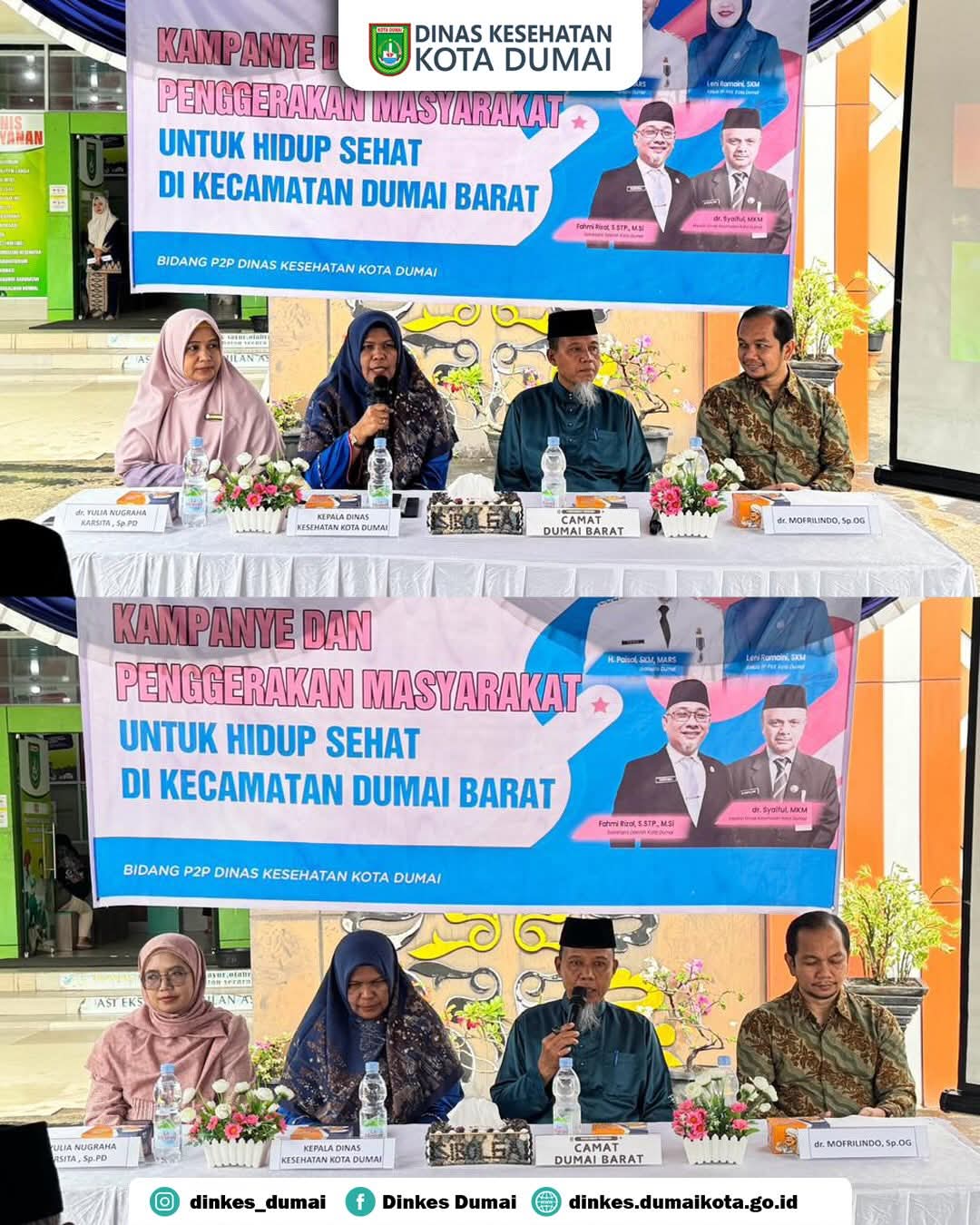 Dinkes Gelar Giat Kampanye Pergerakan Masyarakat Hidup Sehat